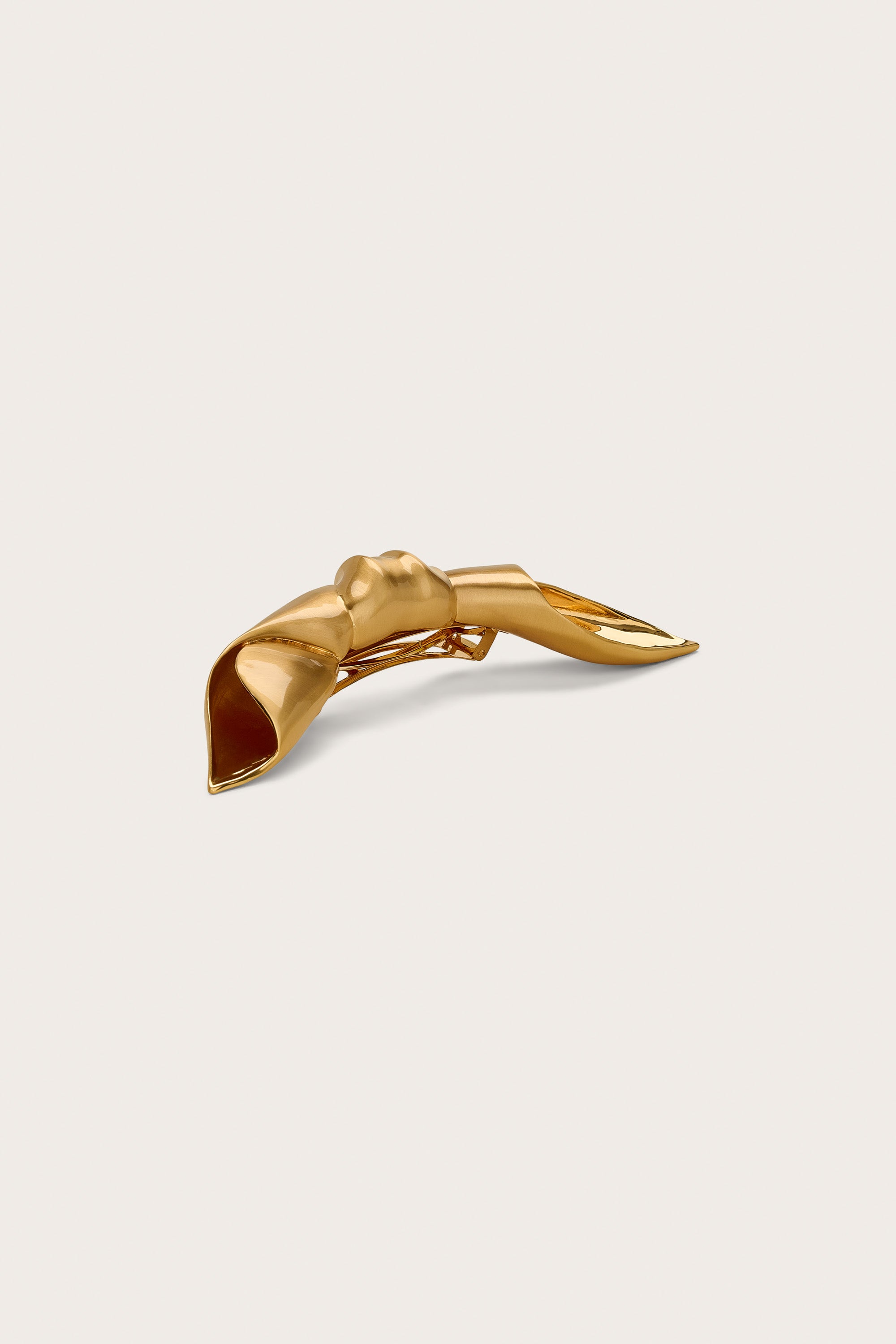 WINNIE HAIR CLIP - BRUSHED BRASS