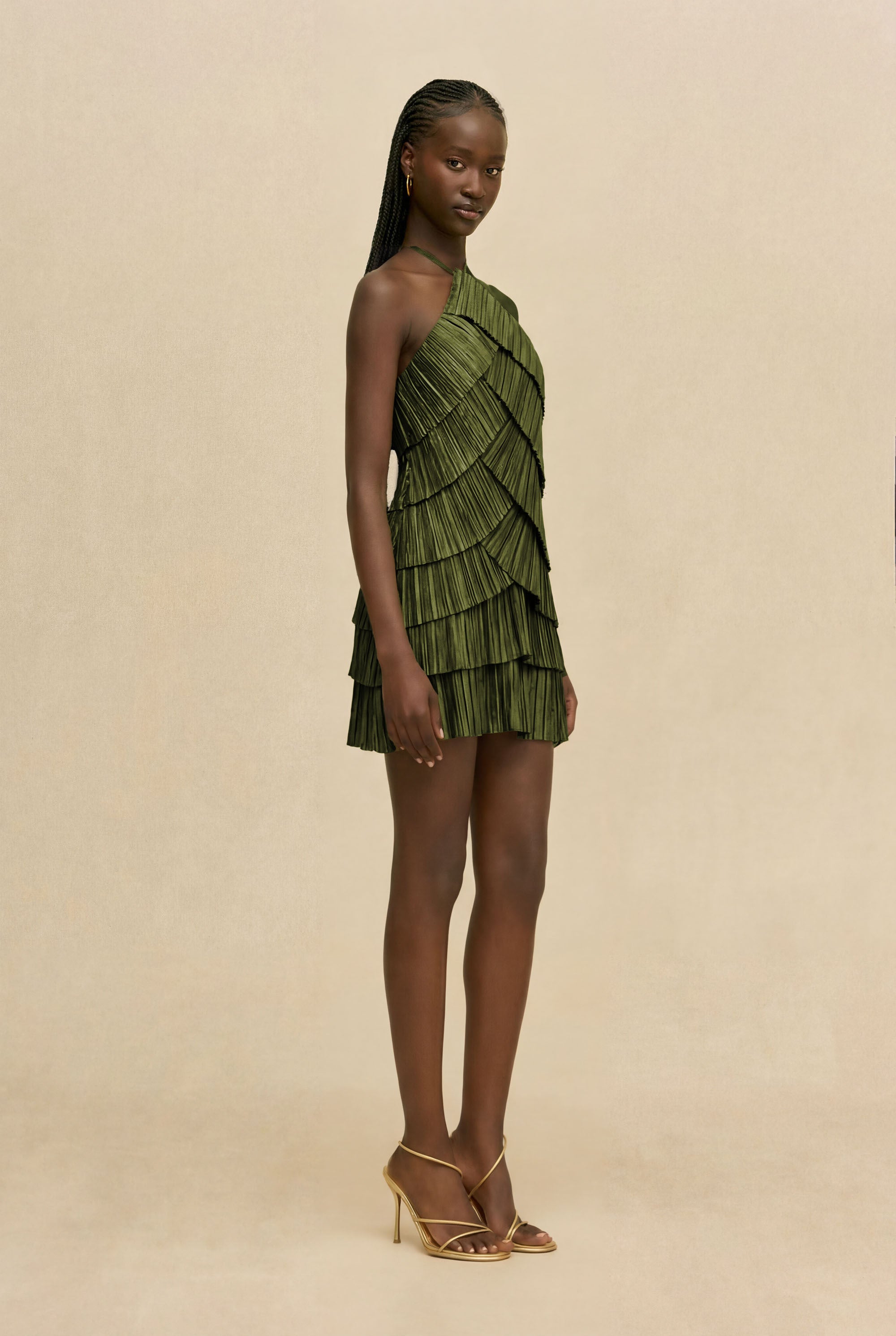 gap cult gaia green dress My new favorite fall dress