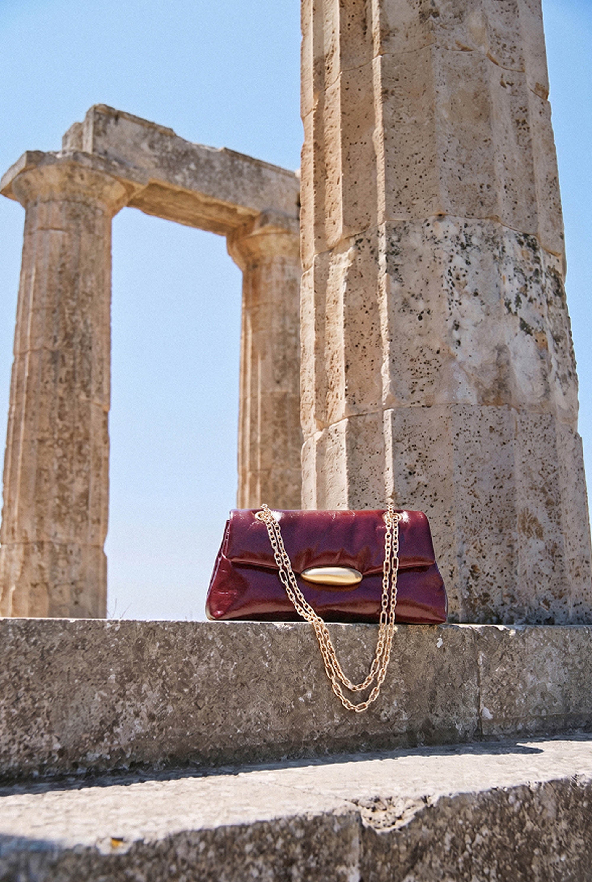 FIORE CONVERTIBLE CROSSBODY BAG - WINTER PLUM