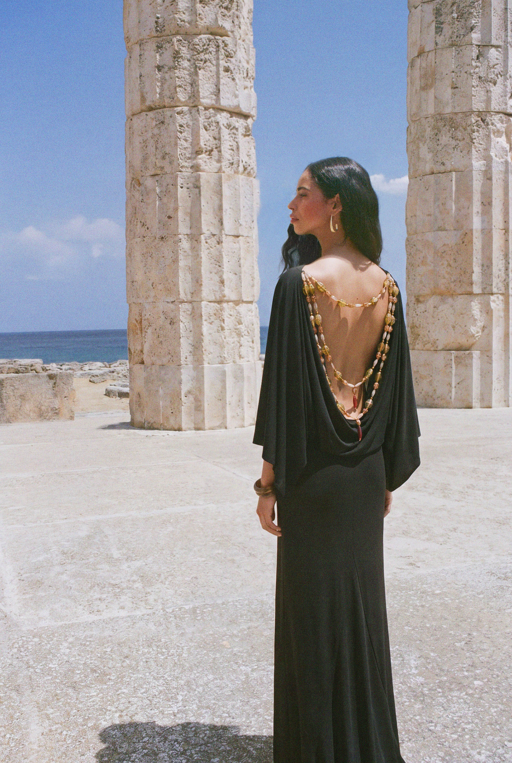 PALLANA GOWN - BLACK