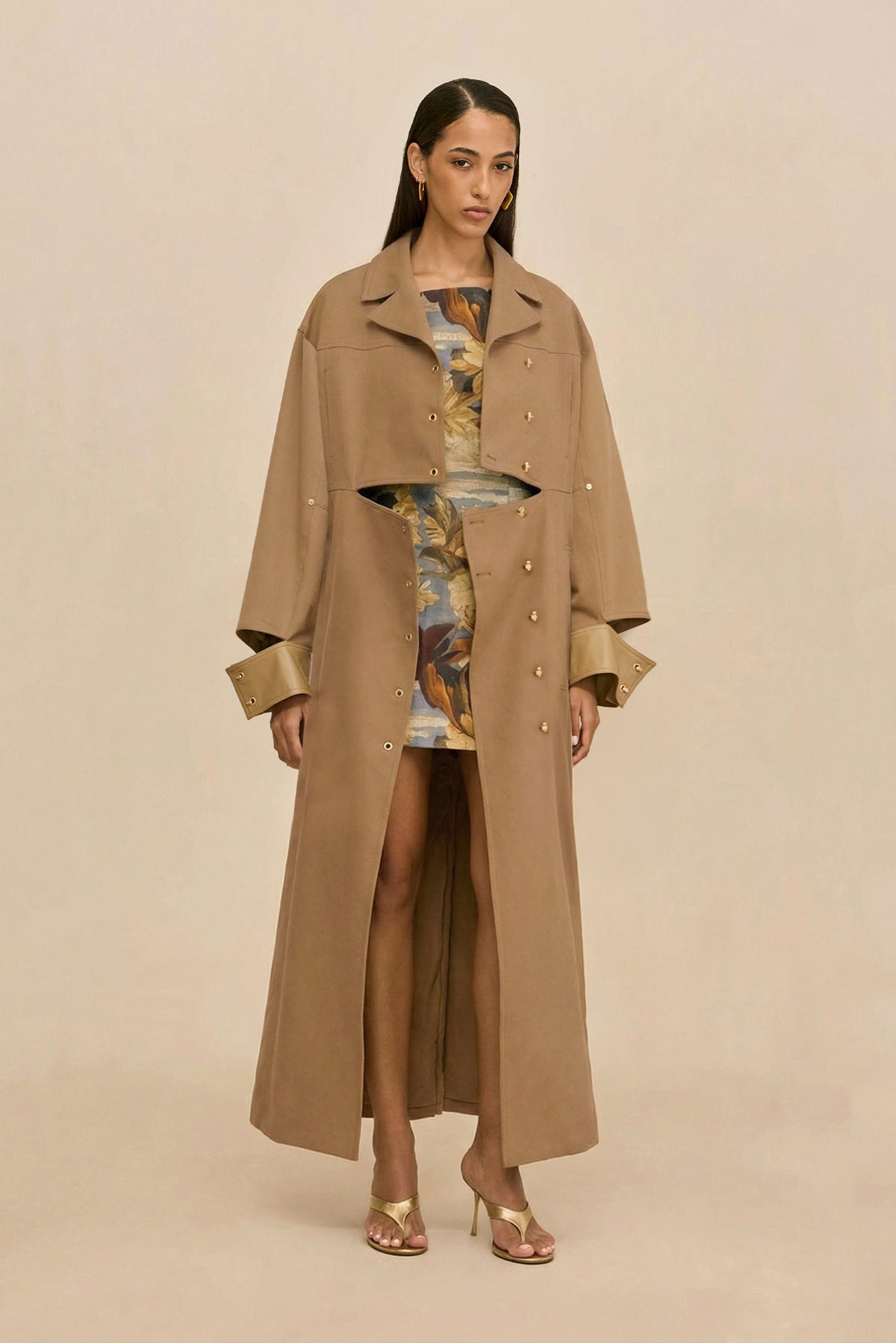 MAGDALENA TRENCH COAT - SESAME