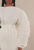 CULT GAIA ZAMARIAH DRESS IN OFF WHITE