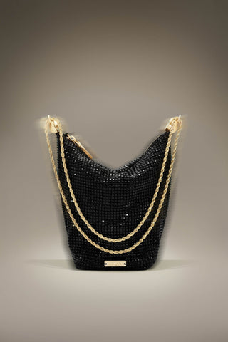 RUE WRISTLET BAG - BLACK