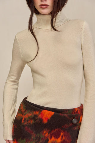 ALICE TOP - LIGHT OATMEAL