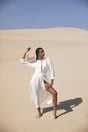 WILLA DRESS - OFF WHITE