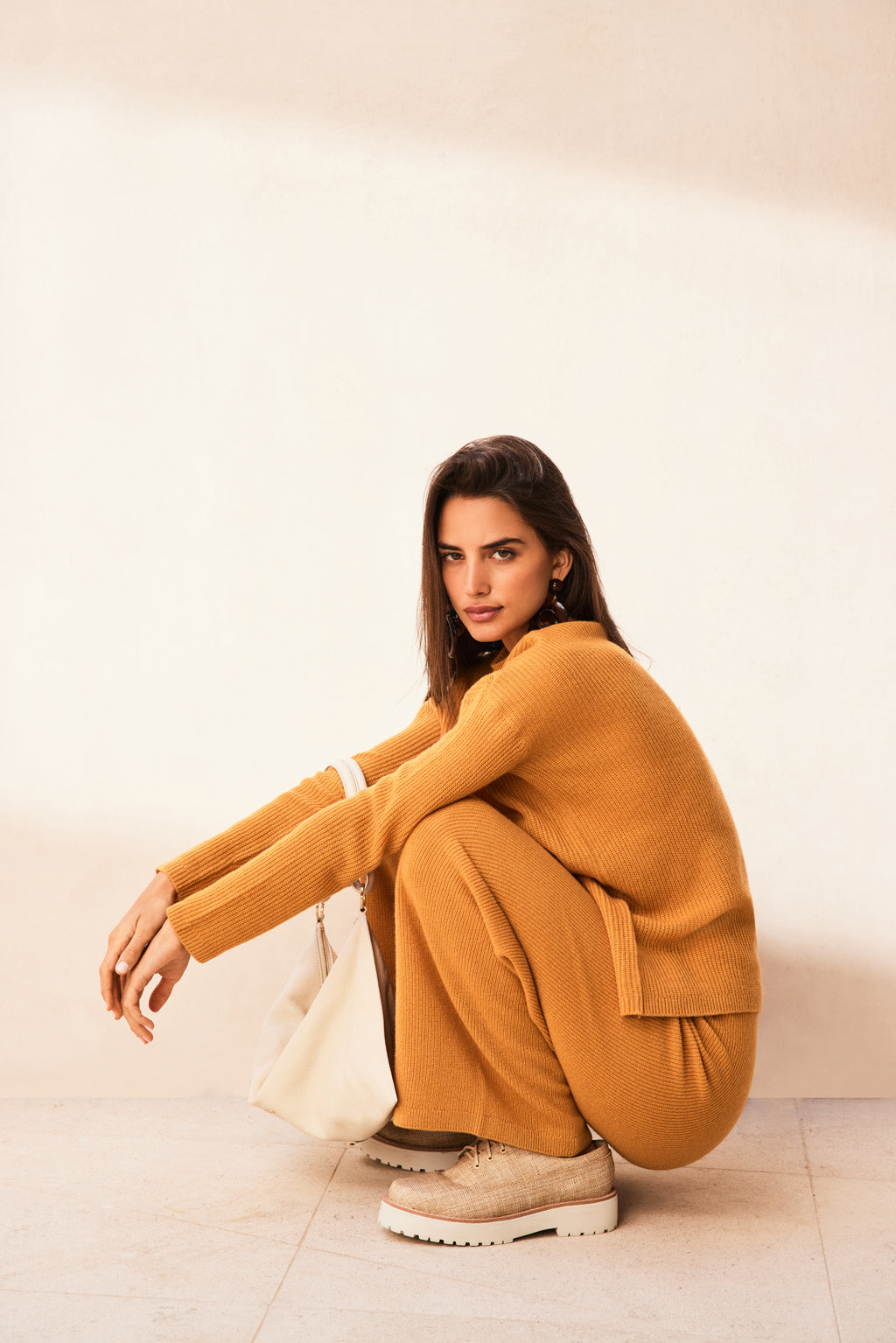 SIERRA KNIT SWEATER - CHAI