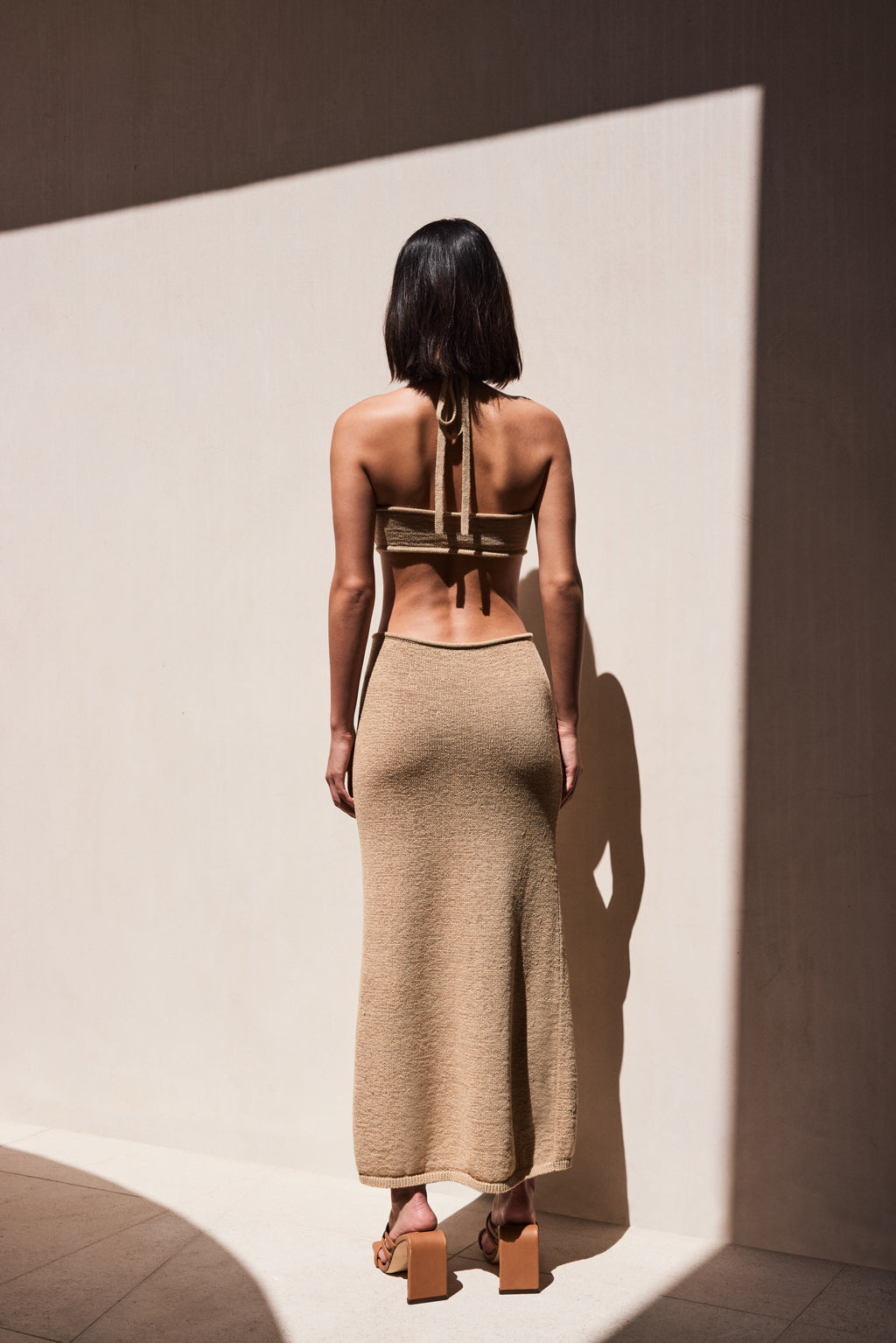 CAMERON KNIT DRESS - SAND