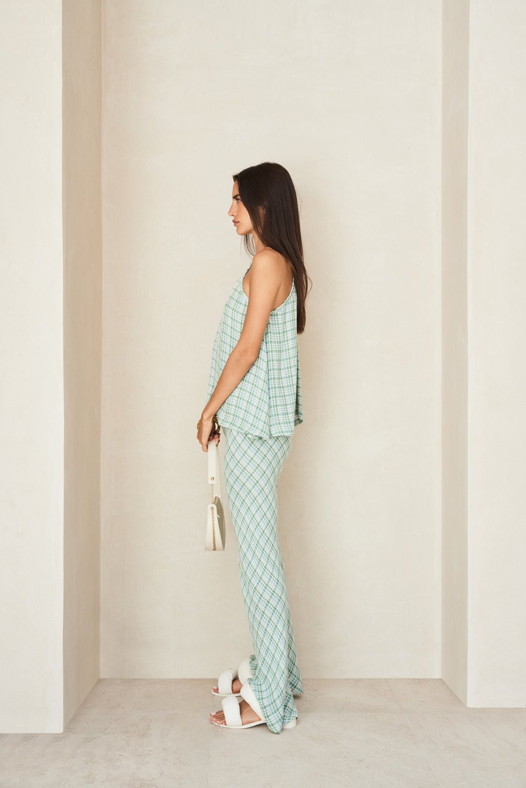 NADINE TOP - JUNGLE PLAID
