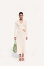 CRISTINA KNIT DRESS - OFF WHITE
