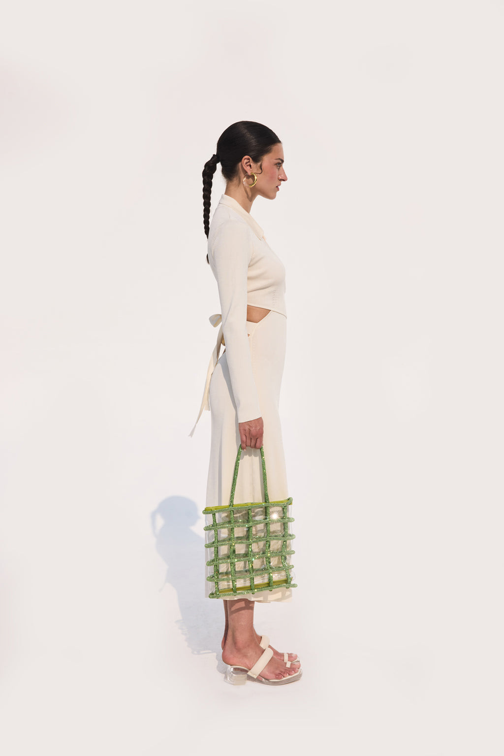 CRISTINA KNIT DRESS - OFF WHITE