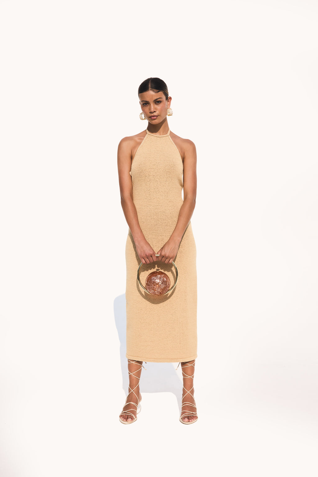 CHAYA KNIT DRESS - SAND