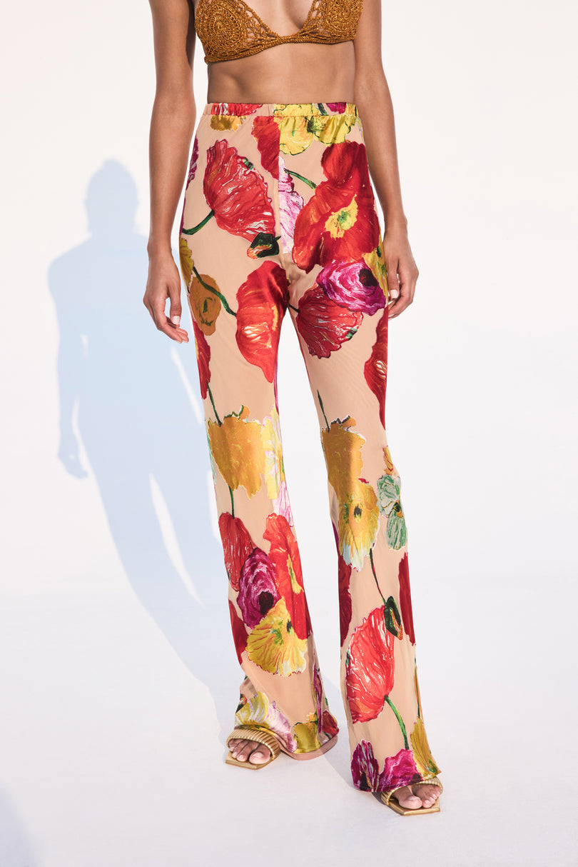 STACIE PANT - PAINTED FLORAL