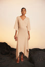 JOYCE KNIT DRESS - OATMEAL MELANGE