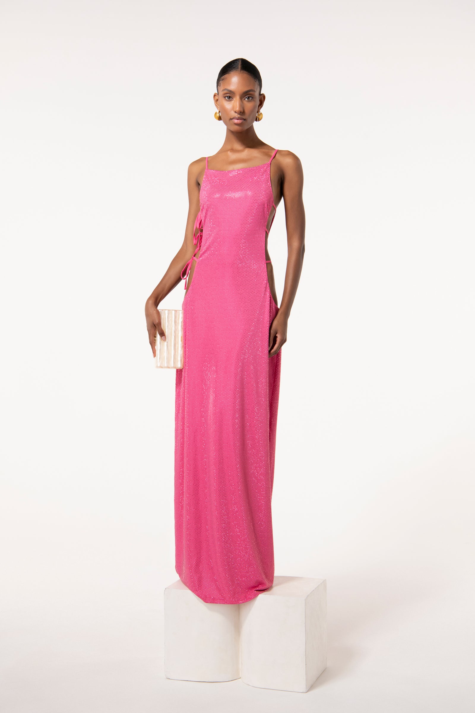 CHANTAL GOWN - QAJAR ROSE