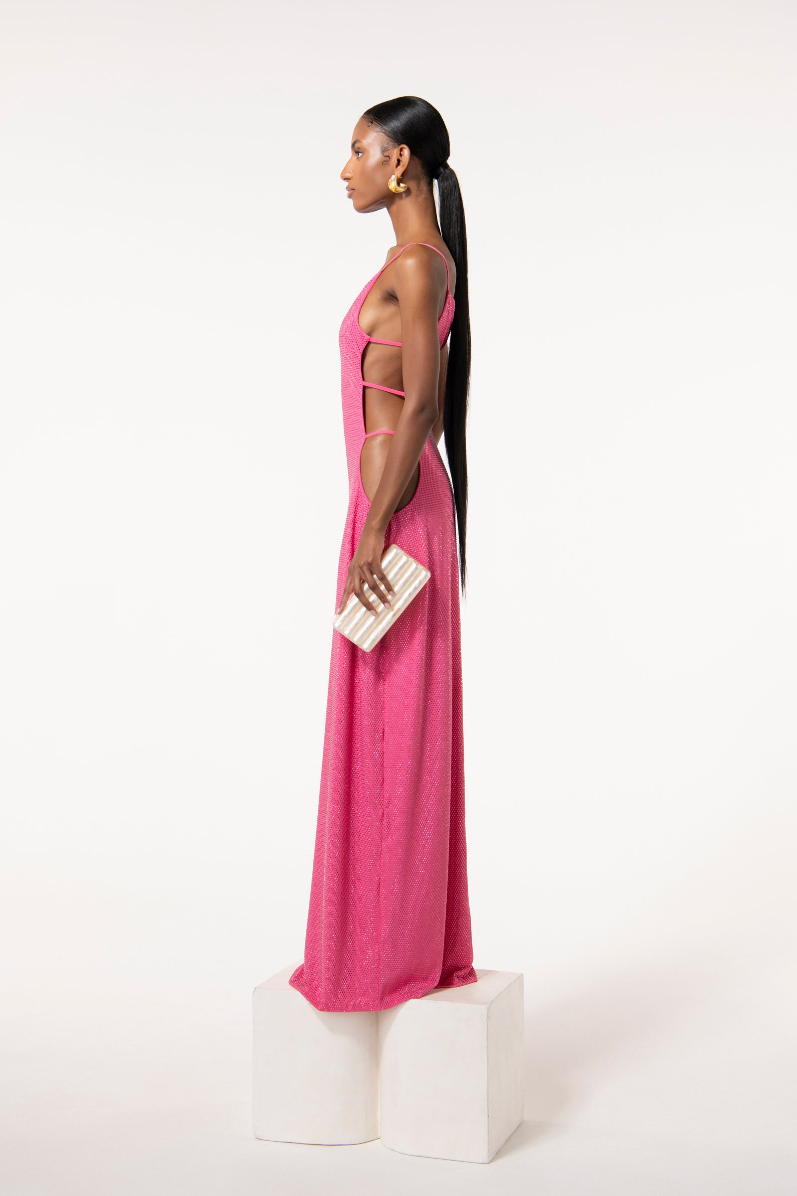CHANTAL GOWN - QAJAR ROSE