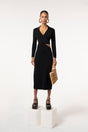 CRISTINA KNIT DRESS - BLACK