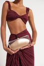 ANNIKA CLUTCH - BRASS