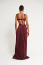 IZA SKIRT - MAROON PEAK