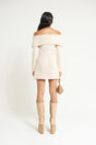 EDNA KNIT DRESS - OFF WHITE