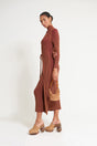 ARABELLA KNIT DRESS - MAROON PEAK