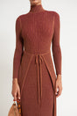 ARABELLA KNIT DRESS - MAROON PEAK