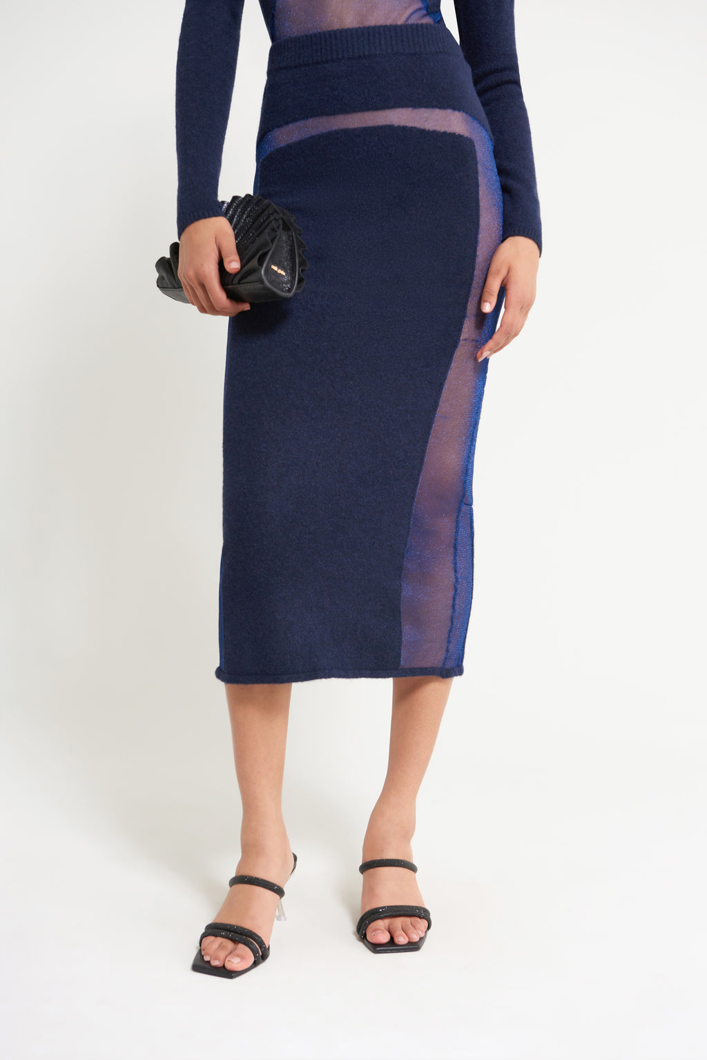 MALLORY KNIT SKIRT - ASPEN