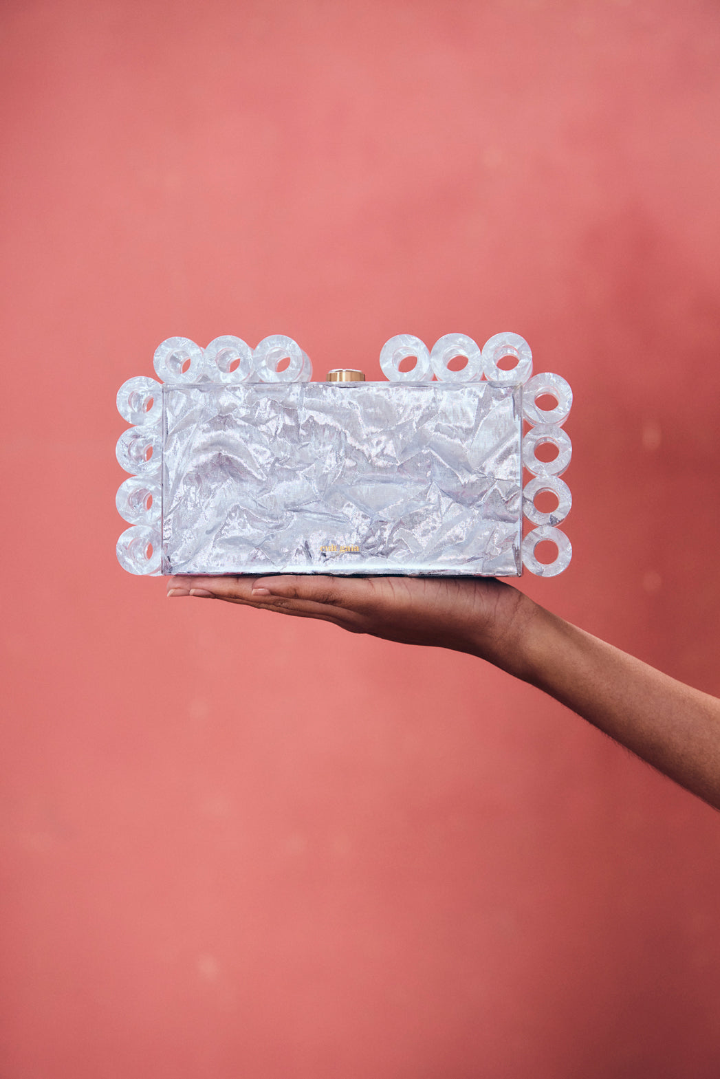 HARLOW CLUTCH SILVER CULT GAIA