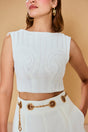 ANZU KNIT TOP - OFF WHITE