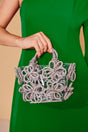 BLOOM NANO RHINESTONE BAG - CLEAR
