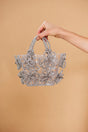 BLOOM NANO RHINESTONE BAG - CLEAR