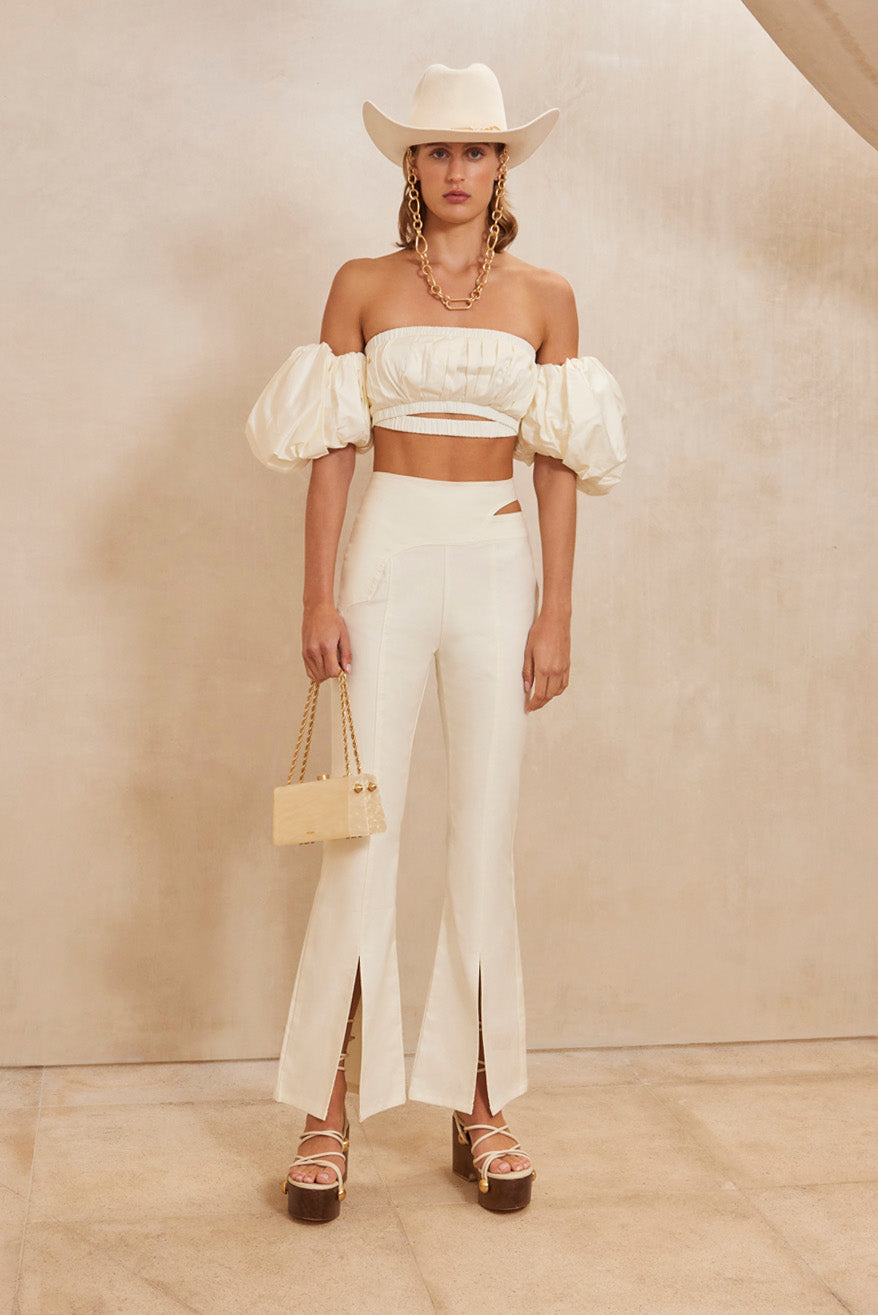 CARLY TOP - OFF WHITE