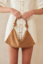 HERA MINI SHOULDER BAG - CAMEL