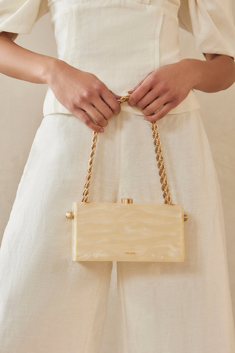 Shop Cult Gaia Hajar Acrylic Box Shoulder Bag