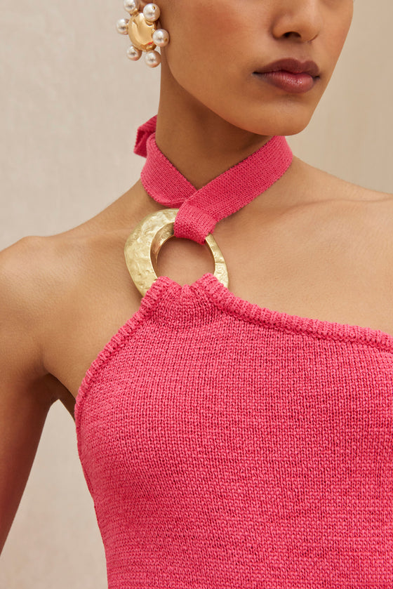 KENDALL KNIT DRESS - SANGRIA