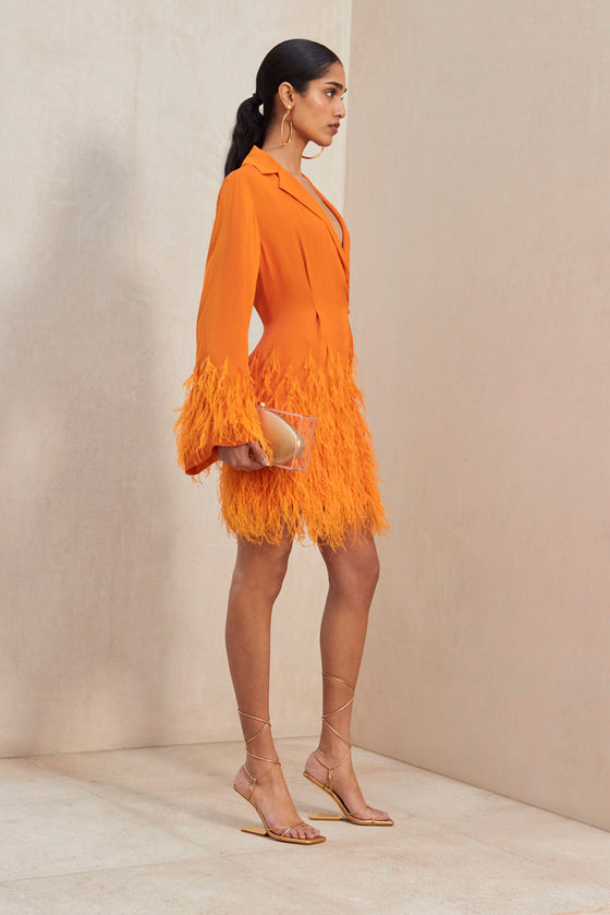 HARPER DRESS - PAPAYA