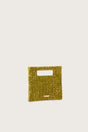 LUCINDA NANO RHINESTONE CLUTCH  - OLIVE