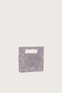 LUCINDA NANO RHINESTONE CLUTCH - CLEAR