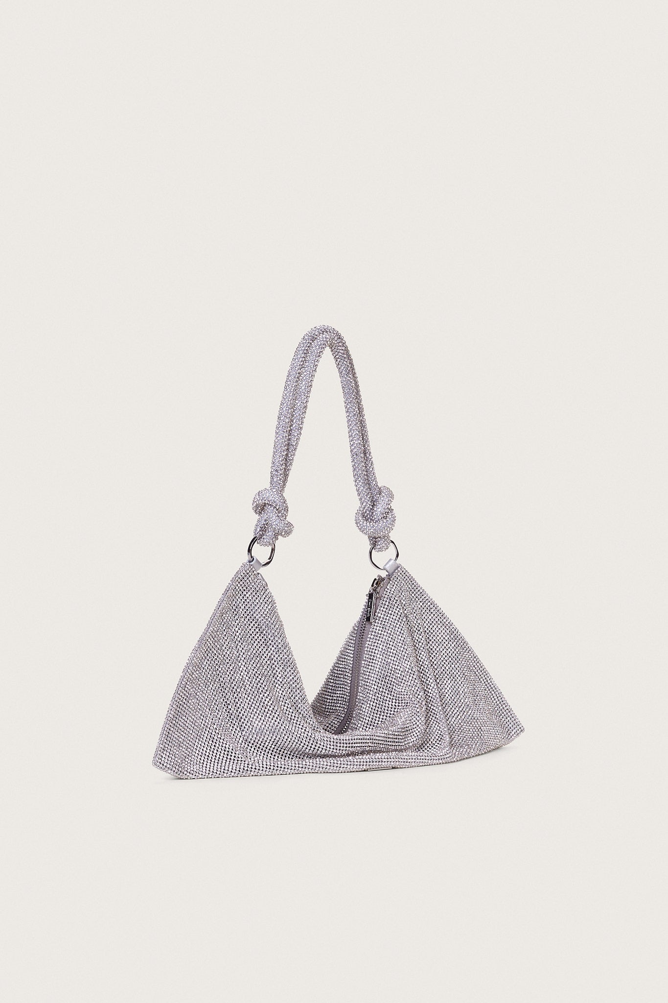HERA MINI RHINESTONE SHOULDER BAG - CLEAR