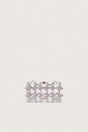 BESS RHINESTONE SHOULDER BAG - CLEAR