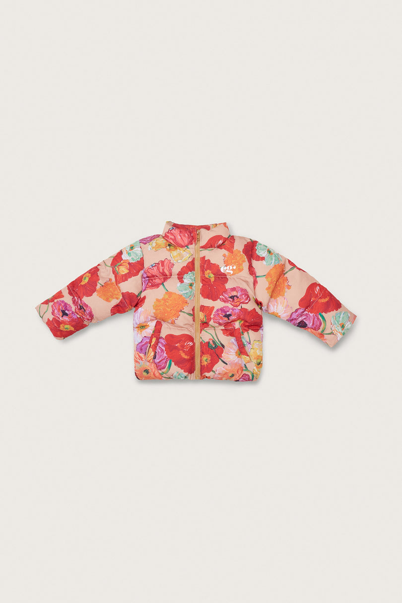 POLINA BABY PUFFER - PAINTED FLORAL