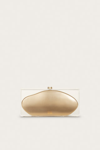 ANNIKA CLUTCH - BRASS