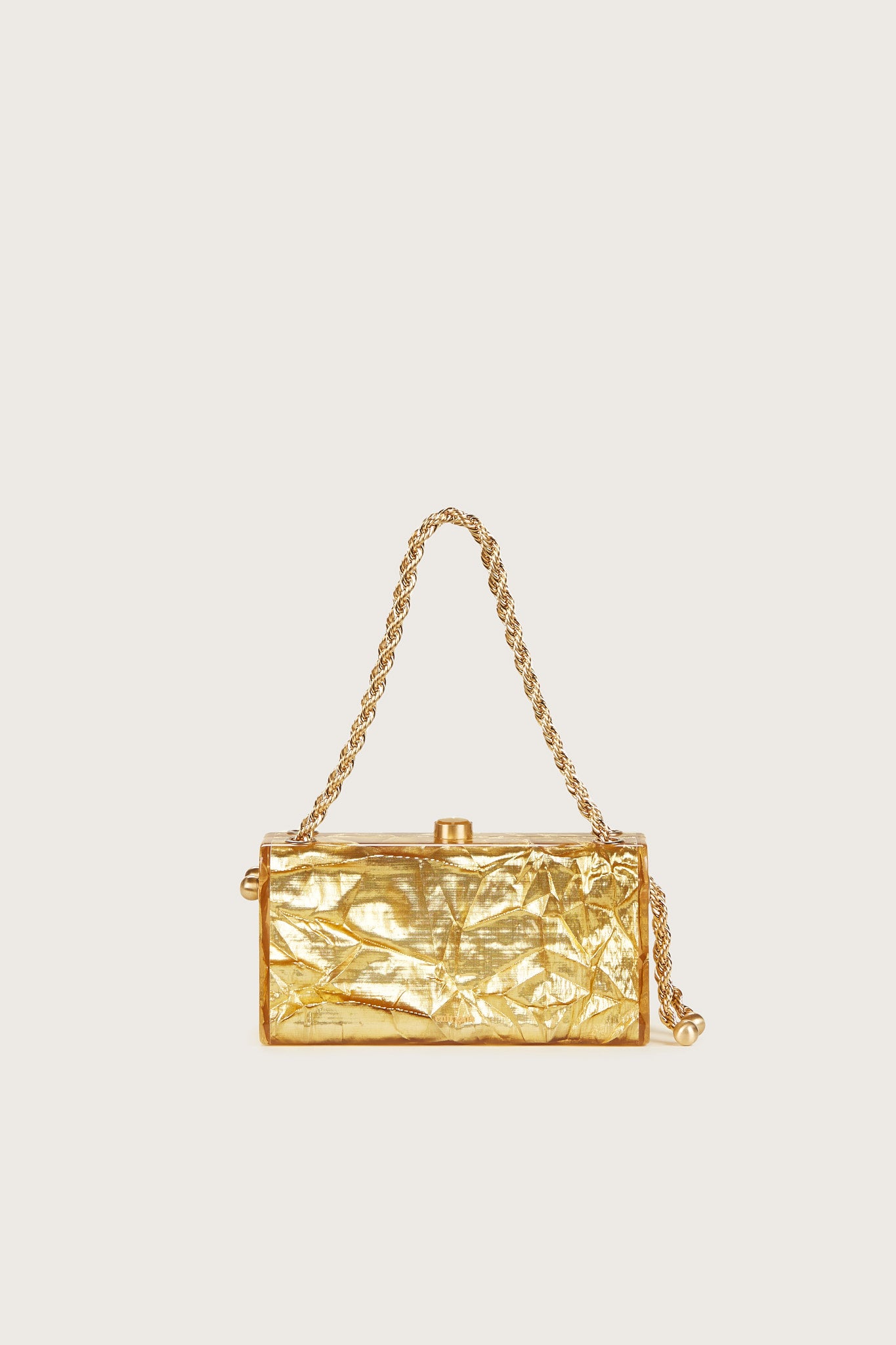 CULT GAIA HAJAR SHOULDER BAG IN GOLD