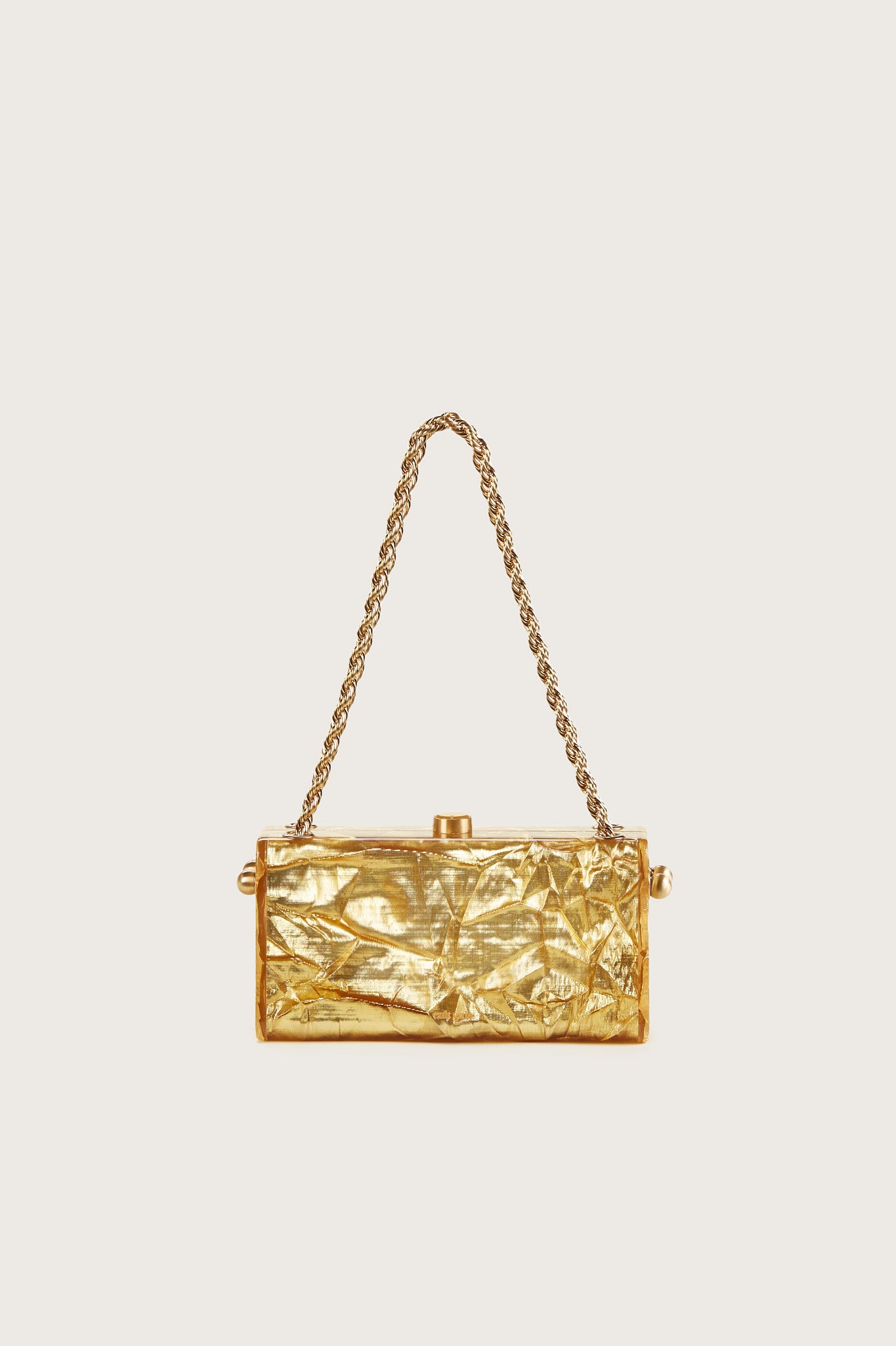 CULT GAIA HAJAR SHOULDER BAG IN GOLD