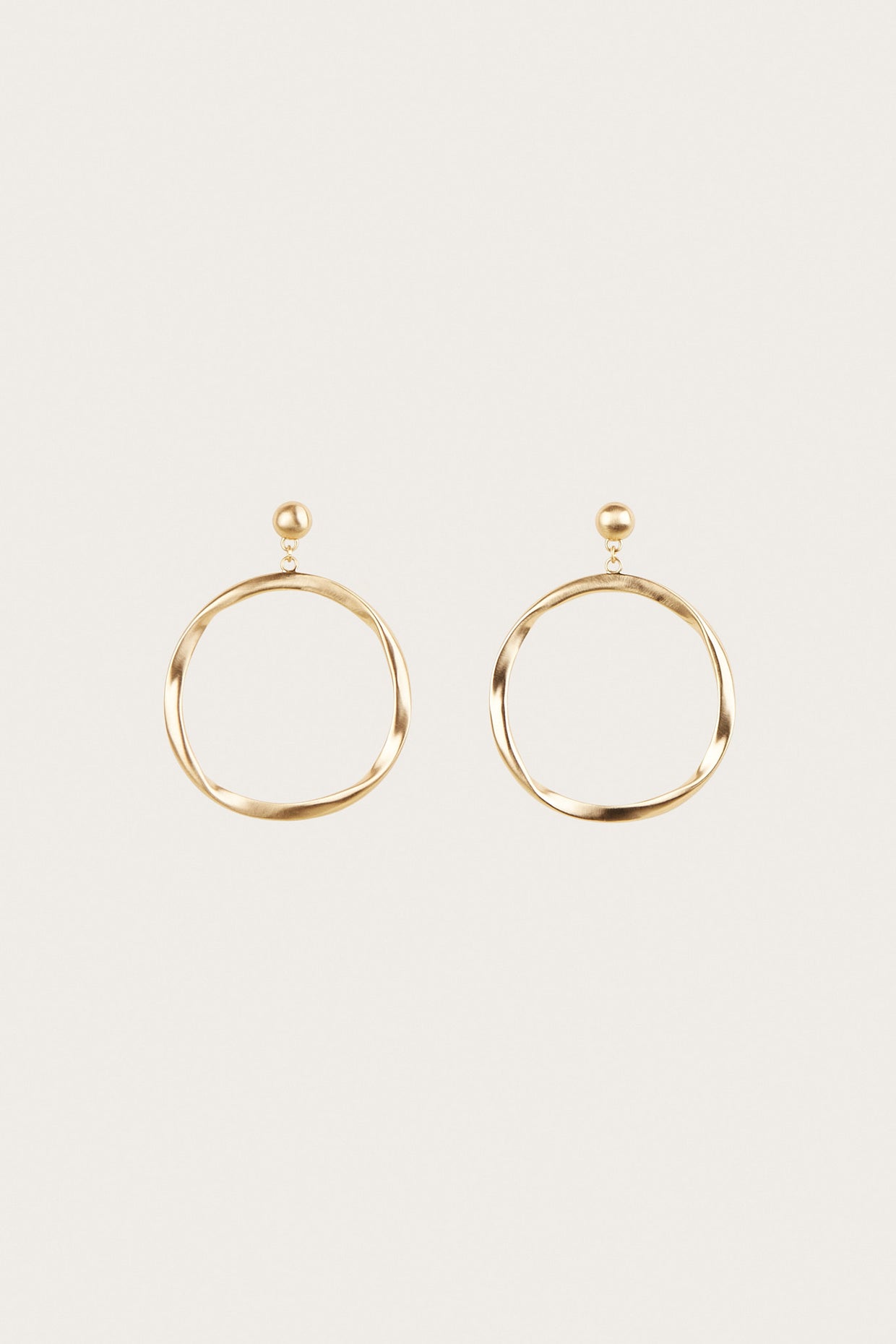 SERENA EARRING - BRUSHED BRASS – CULT GAIA