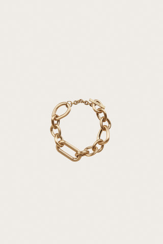 REYES ANKLET - BRUSHED BRASS