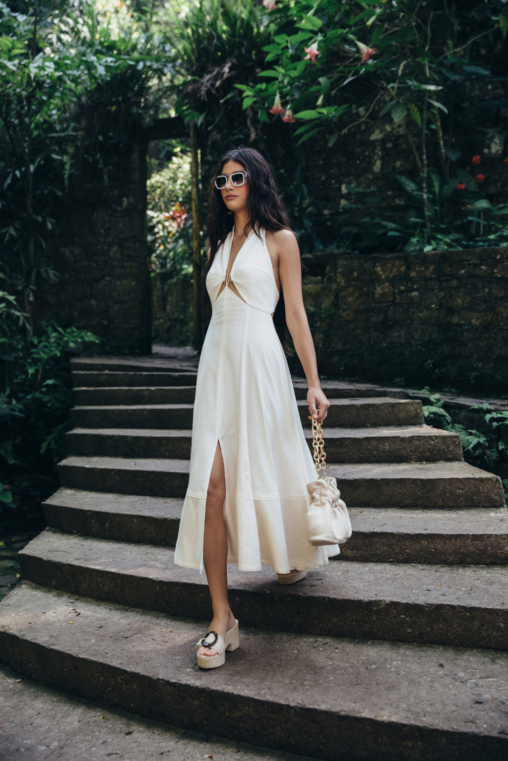 ORELLA DRESS - OFF WHITE