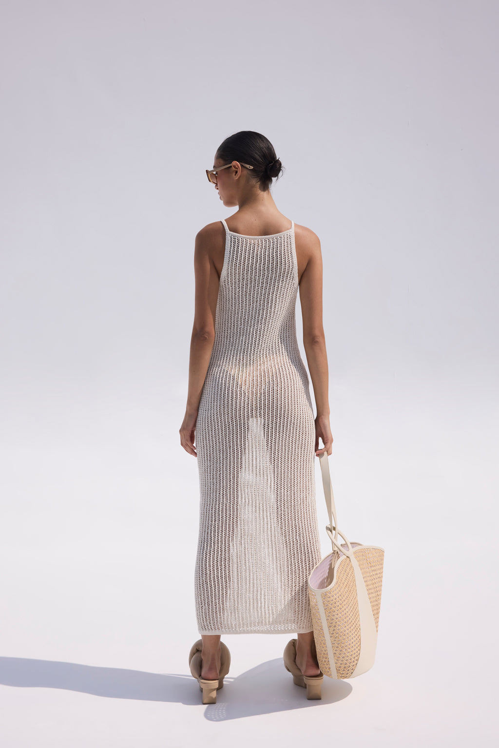 YARO KNIT DRESS - OFF WHITE